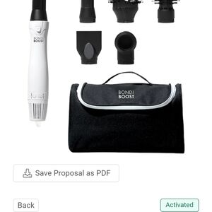 White Hair Styling Tool Set